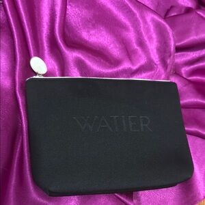 Watier Black Clutch Bag sponge neoprene like